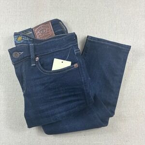 NWT Lucky Brand Stella Skinny High Rise Dark Wash Ankle Jeans Women 0 25